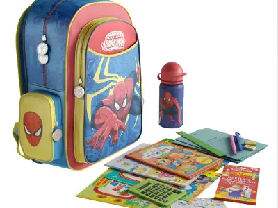 Backpack Spider man 3D model