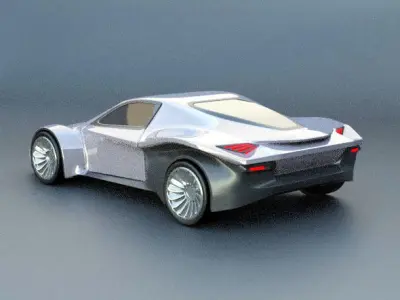 Futuras concept car 3D model