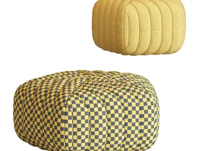 FIVE OTTOMAN 3D model