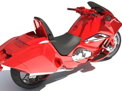 Sport Motorcycle - 3D Models 3D model