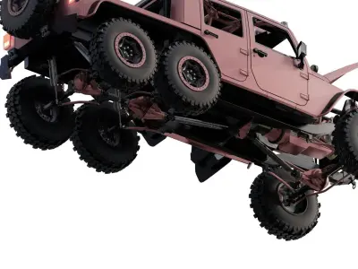JEEP 6X6 3D model