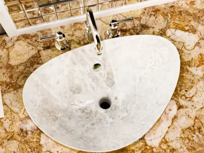 Antique Renaissance Makeup Mirror Vanity Table Low-poly 3D model