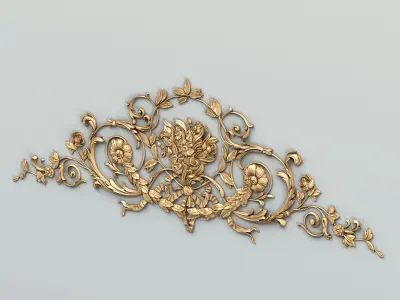 Corner decor 023 3D model