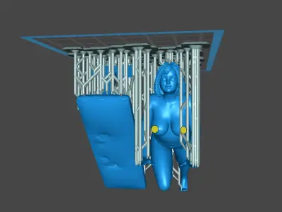 Chubby Fitness Girl 3D print model