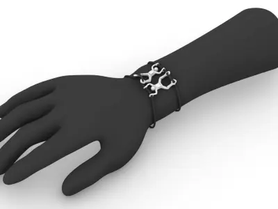 freefall skydiver pendant  3D print model