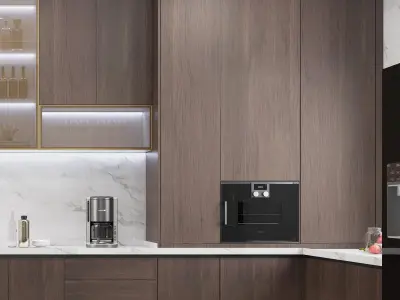 villa Modern Home kitchen decoration 3D model