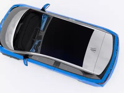 BYD Dolphin EV Low-poly 3D model