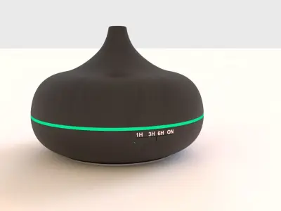 Cool Mist Air Humidifier 3D Free 3D model