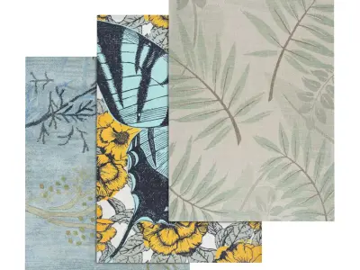 Rug Set 1725 3D model