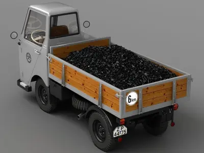 Multicar M22  1964 Kohle 3D model