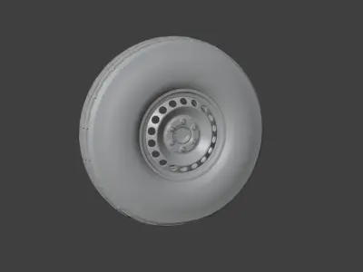 Steelies Wheels With 900 Maxxis Tires 3D model