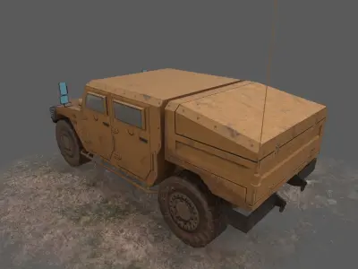 Renault Sherpa Low-poly 3D model
