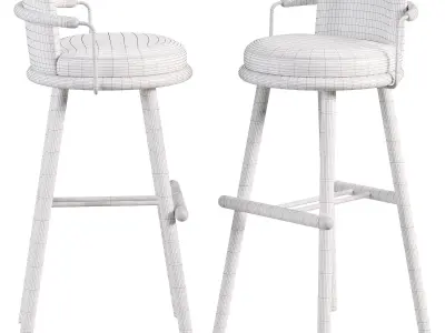 DARLA BAR CHAIR 3D model