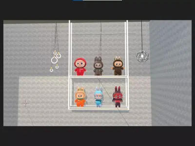 Labubu Collection 3D model