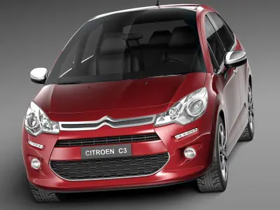 Citroen C3 2013 3D model