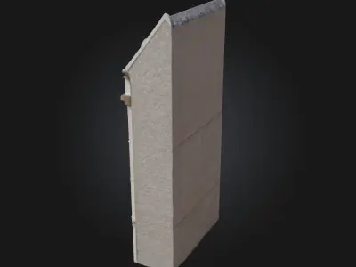 Haussmannian Building Mockup  Parisian Elegance in 3D Form Free 3D model