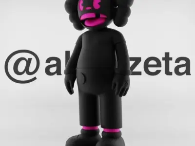 Kaws x Guggimon for Print 3D print model