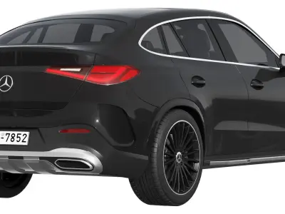 Mercedes-Benz GLC Coupe 2023 3D model