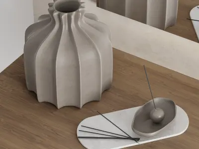 Bedroom Furniture Composition 11 3D model