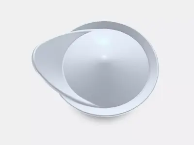 FARGKLAR Oven-serving dish with lid Low-poly 3D model