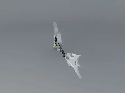 Weird shaped guitar Free 3D model