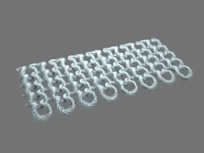 knitting yarn  3D model