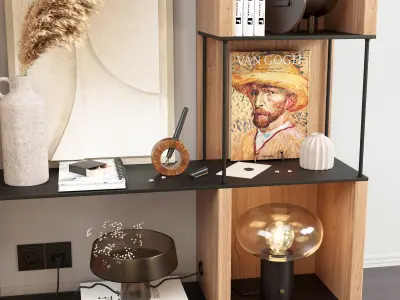  Interior Design Decorative 002 3D model