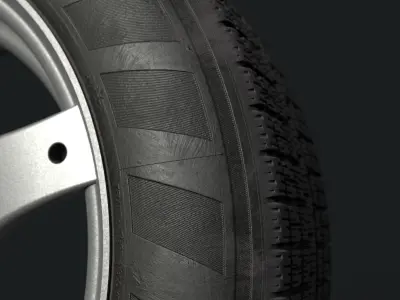 GOGO AllRoad Tire R16 Low-poly 3D model