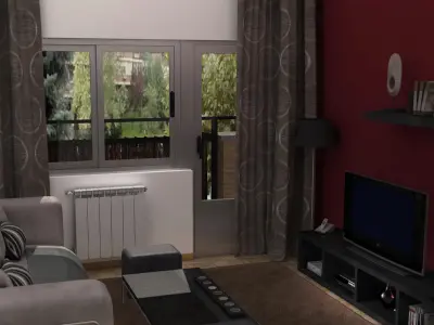 Living room 3D model