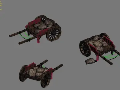 Game Barracks - Food Truck 2 3D model