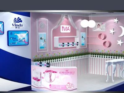 Exhibition - Area - 21X9 3DMAX2009-44012 3D model