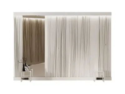 Serenity Headboard 3D model