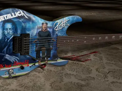 Kirk Hammet ESP Junio 3D model