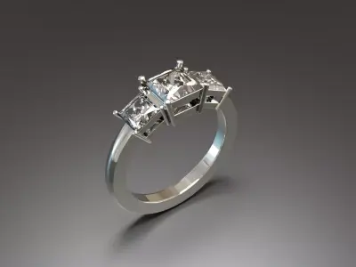 Engagement ring  3D print model order