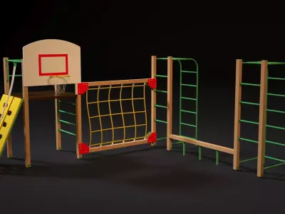 Sports complex 9 3D model