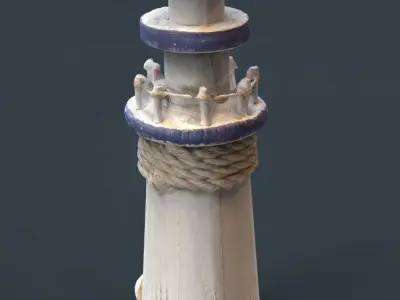 DECORATIVE LIGHTHOUSE 3D model