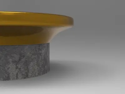 Perce Coffee Table Low-poly 3D model