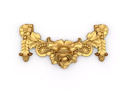 classic decorative swag onlay cnc 3d printing stl 01 3D print model