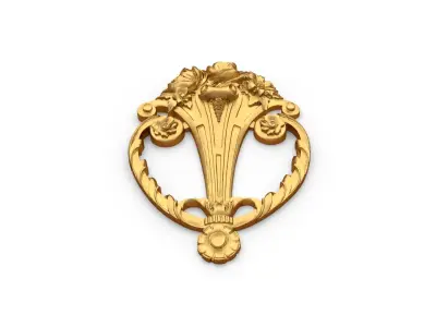 Classic decor ornament 306 3D model