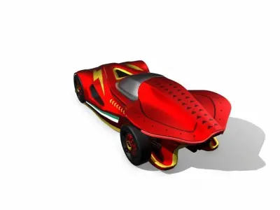 High Speed Racing Car Latest Design  3D model