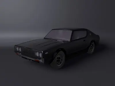 datsun 240k Free 3D model