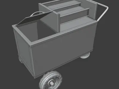 acai cart 3D model