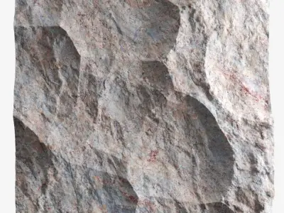 485-RockPanel rock texture 3D model