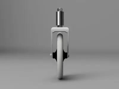 Medical 8 Inch Surgical Wheel 25mm Wide 3D print model