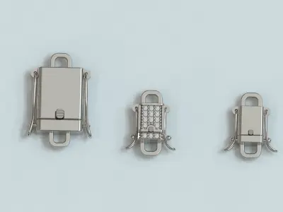 Open Box Clasp 3D print model