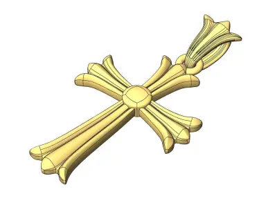 Gothic Cross 3D print model