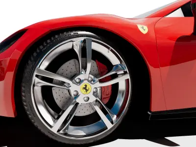 Ferrari 296 GTB 3D Model 3D model