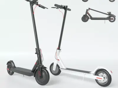 electric scooter Xiaomi Mijia Scooter 3D model