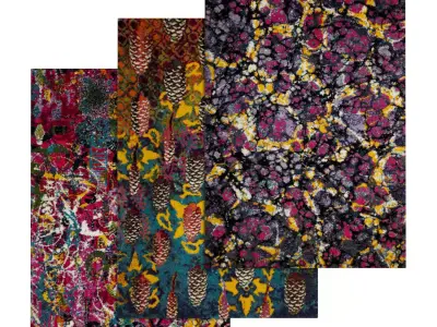 Rug Set 2062 3D model