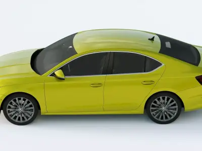 Skoda Octavia 2020 3D model